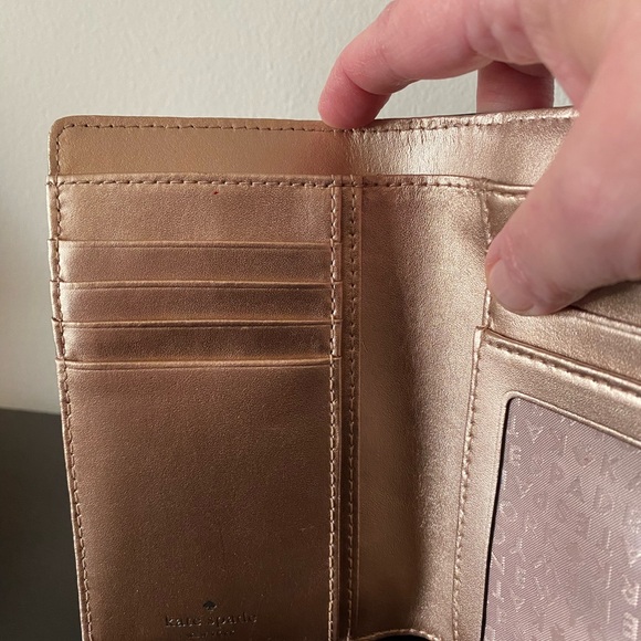 Rose Gold Kate Spade Wallet - Picture 6 of 10